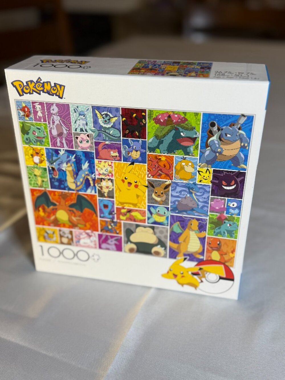 Buffalo Pokemon 1k piece jigsaw puzzle w/character collage 27" x 20"